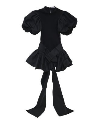 rokh Belted Flare Puff Sleeve Top | Bloomingdale's Women | Bloomingdale's (AU)