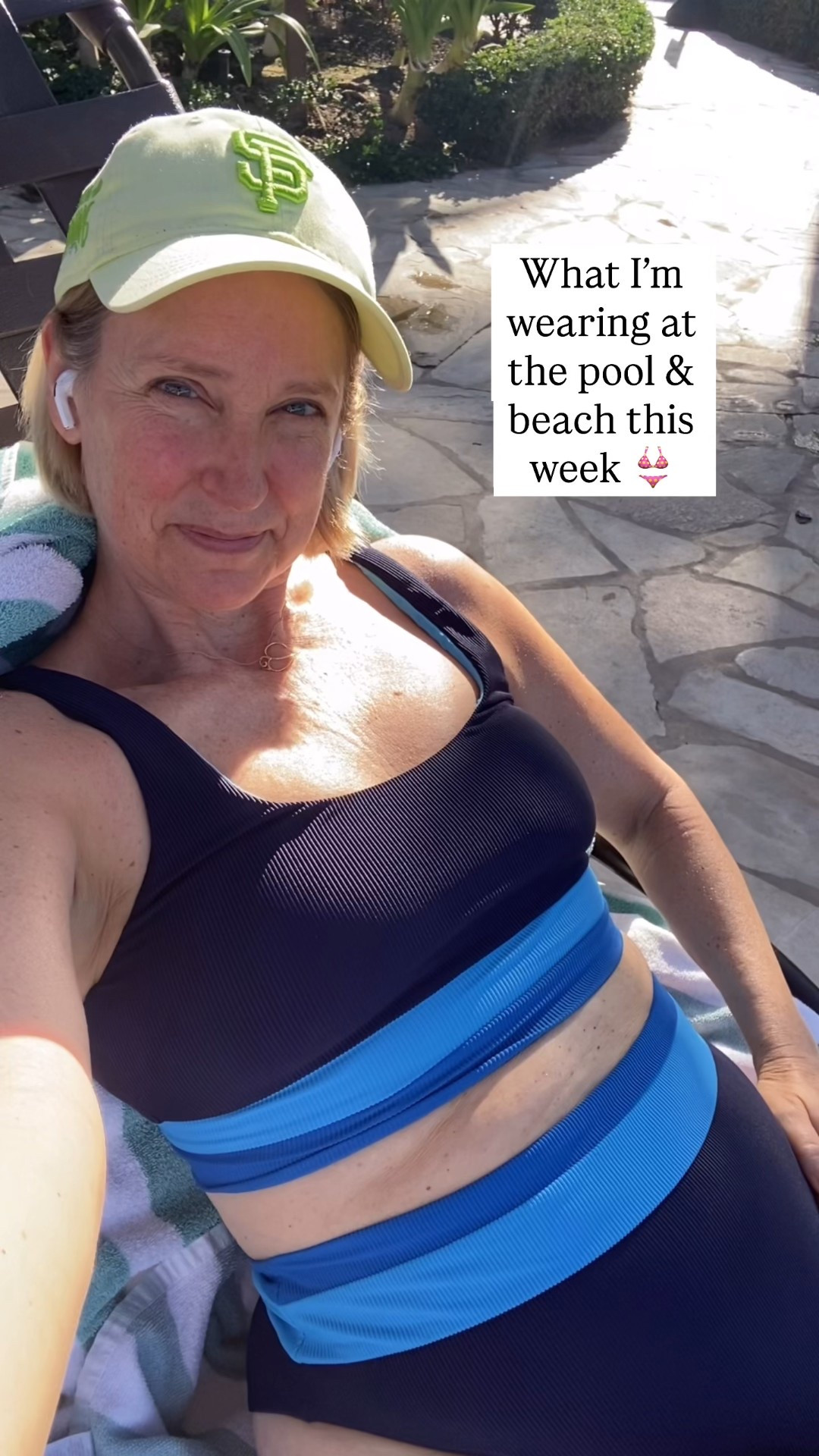 Is shopping for bathing suits fun or ANYONE in midlife? 🤦🏼‍♀️ But Im feeling good about the two I brought on this trip 💕👙 

#LTKOver40 #LTKMidsize #LTKTravel