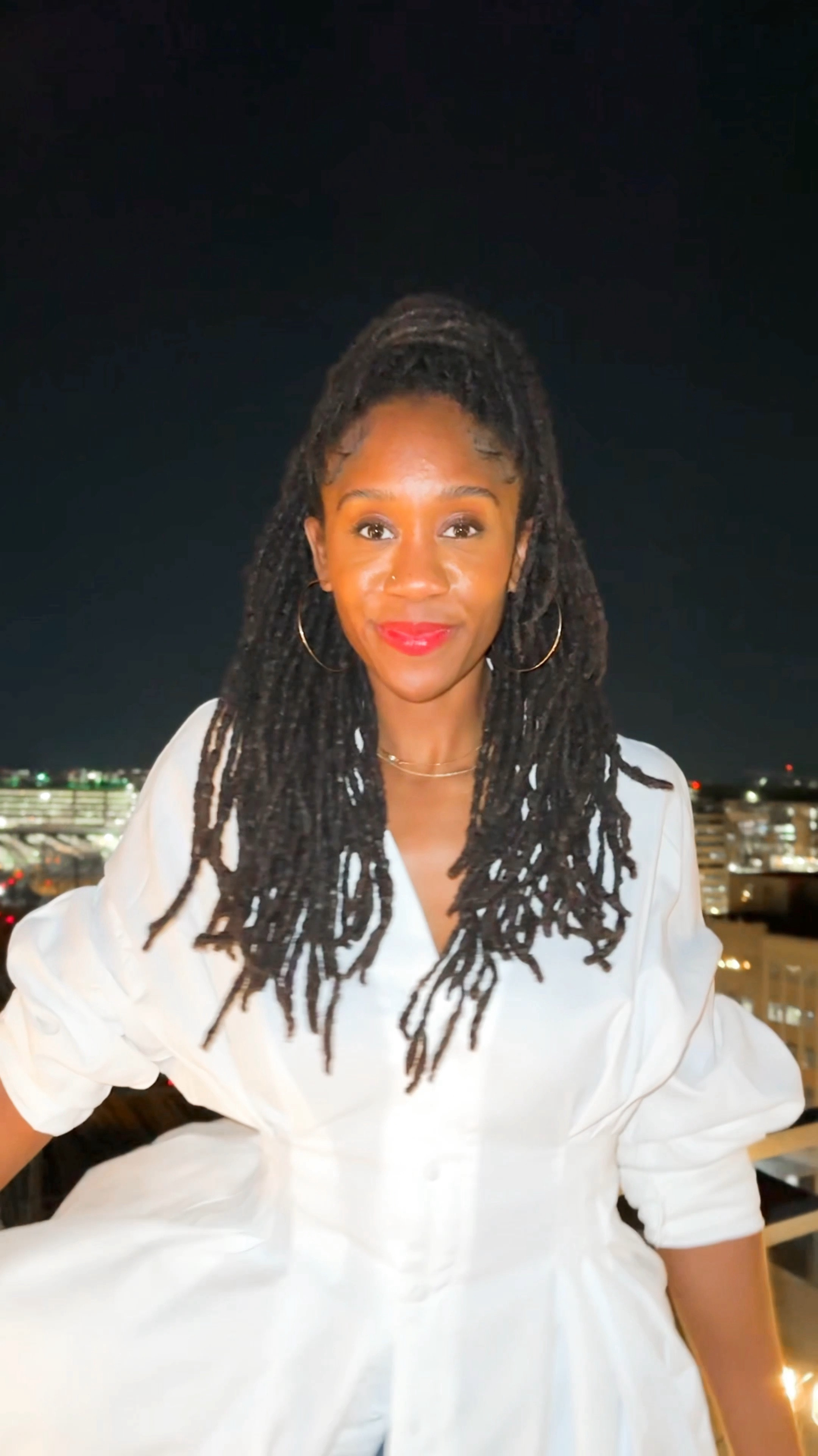 I’ve been leaning into silhouettes lately, and I’m not mad at it!

I couldn’t resist this adorable oversized pleated waist shirt (size 6) and a simple pair of vintage jeans (size 27).

My bestie convinced me to wear our matching Cult Gaia Remi platforms (40)…because why not?

Accessorized with my favorite Brandon Blackwood bag and LV scarf. 🤎

#LTKVideo #LTKstyletip