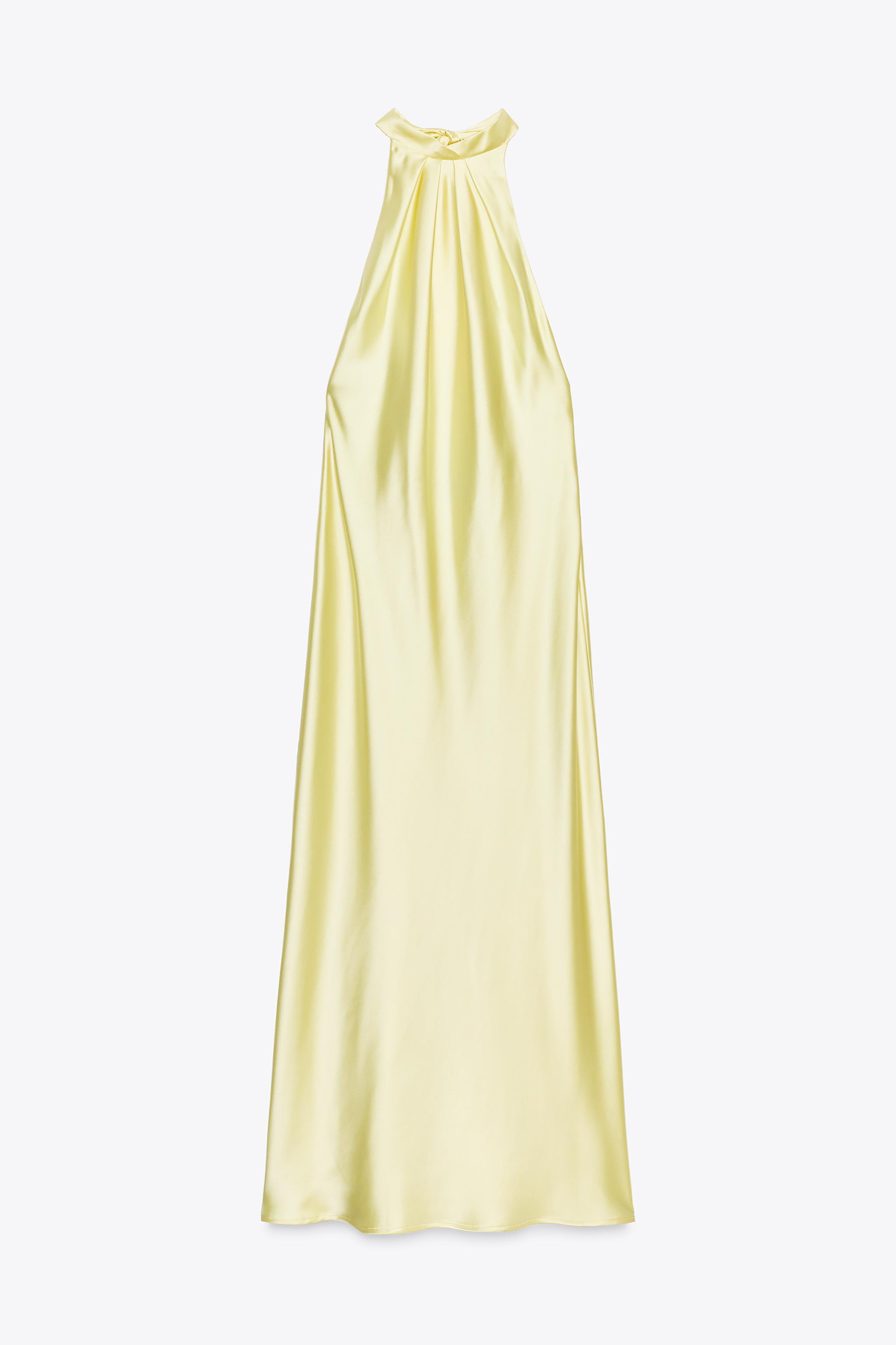 HALTER MIDI DRESS | Zara UK