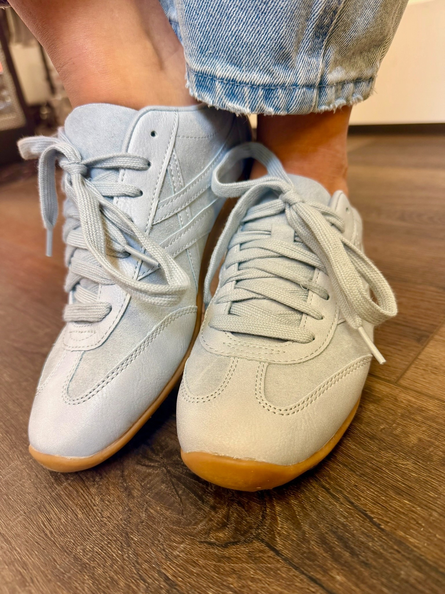 Under $25 blue sneakers from Walmart! 

#LTKootd #LTKSeasonal #LTKTravel