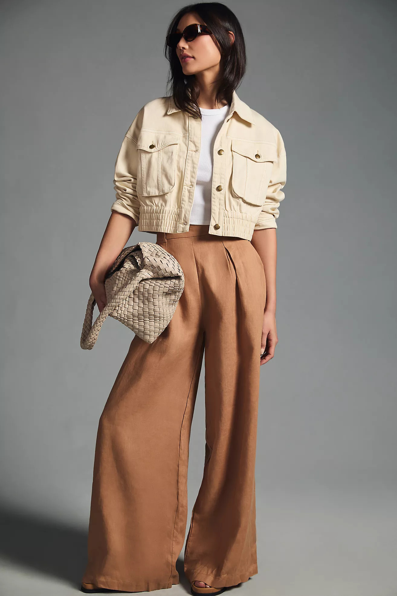 RUMER Pepper Linen Pants | Anthropologie (US)