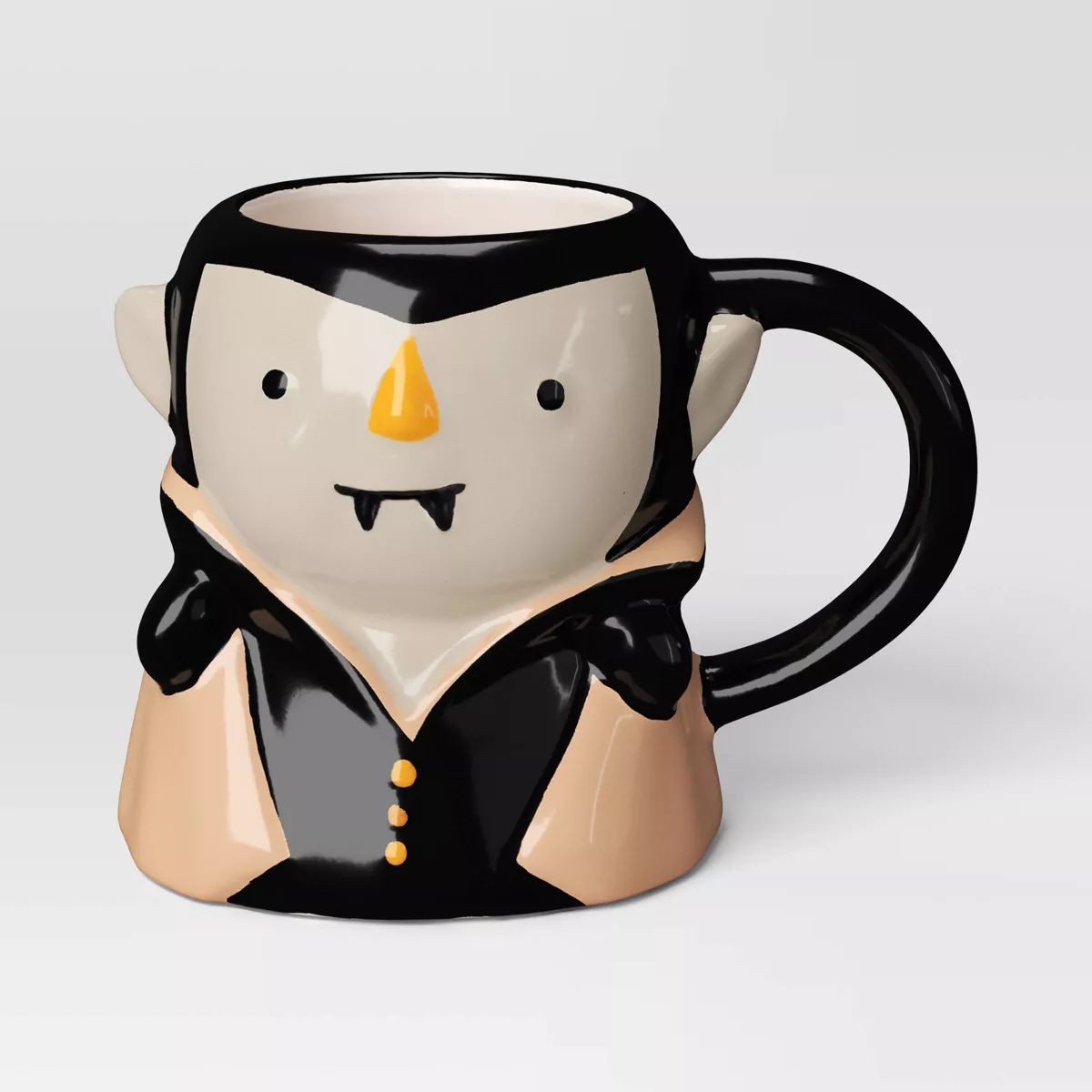 15 fl oz Halloween Stoneware Figural Vampire Mug - Hyde & EEK! Boutique™ | Target