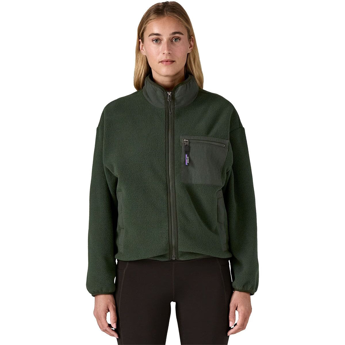 Patagonia Synchilla Jacket - Women's Old Growth Green, XS | Backcountry
