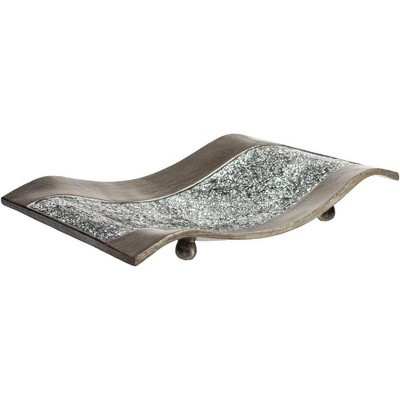 Creative Scents Schonwerk Decorative Centerpiece Dish - Silver | Target