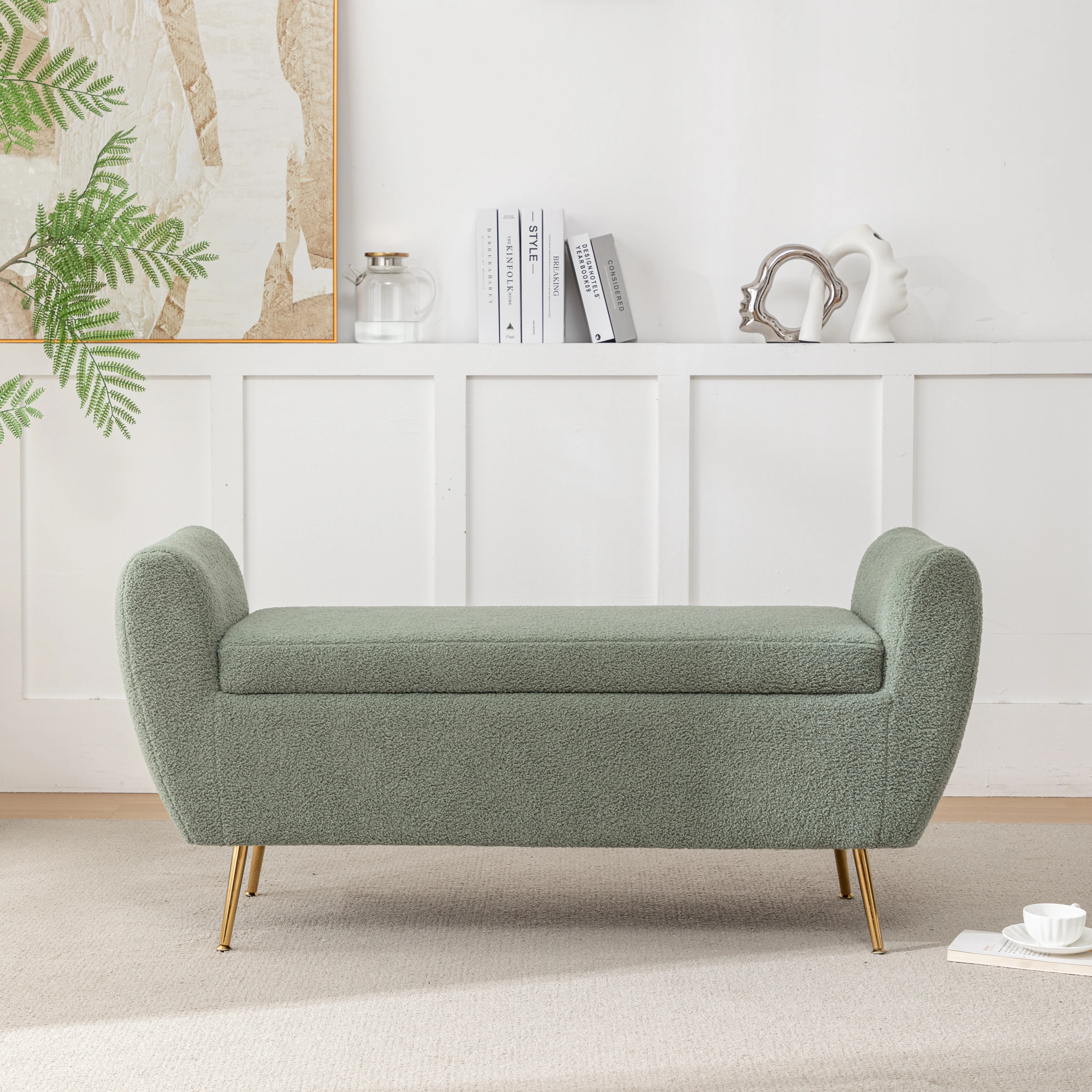 Kaybree Upholstered Flip Top Storage Bench | Wayfair North America