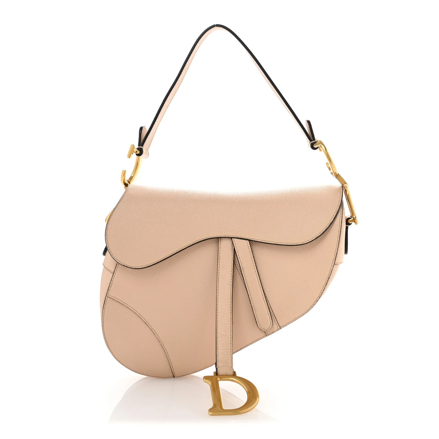 Christian Dior Grained Calfskin Saddle Bag Fard 1880239 | FASHIONPHILE (US)