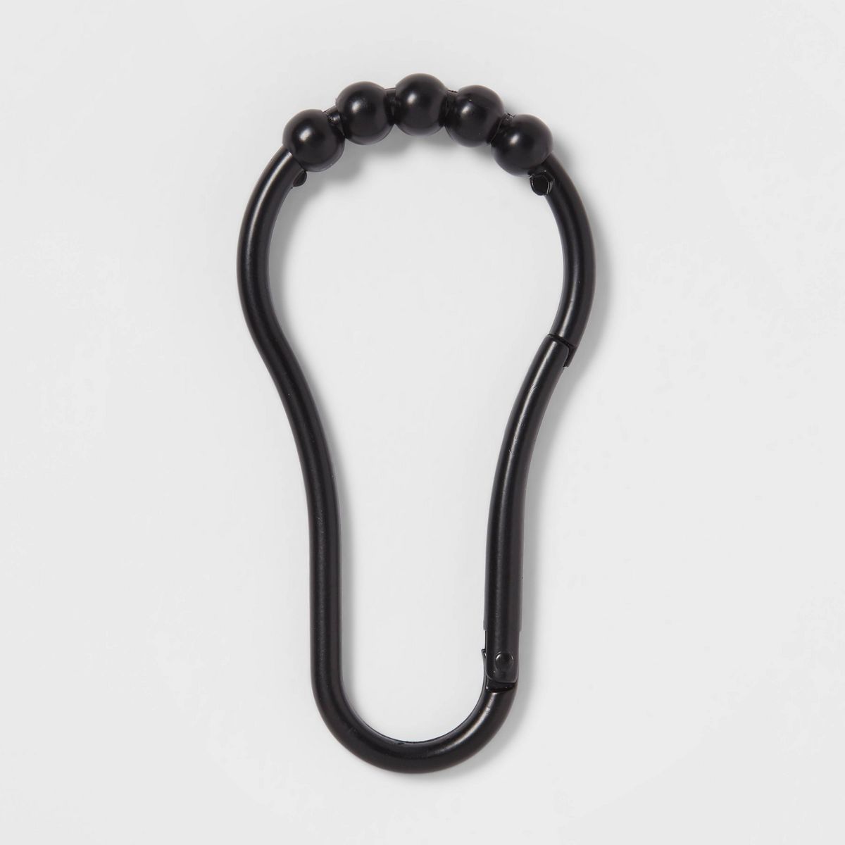 V Hook Shower Curtain Rings Matte Black - Made By Design™ | Target