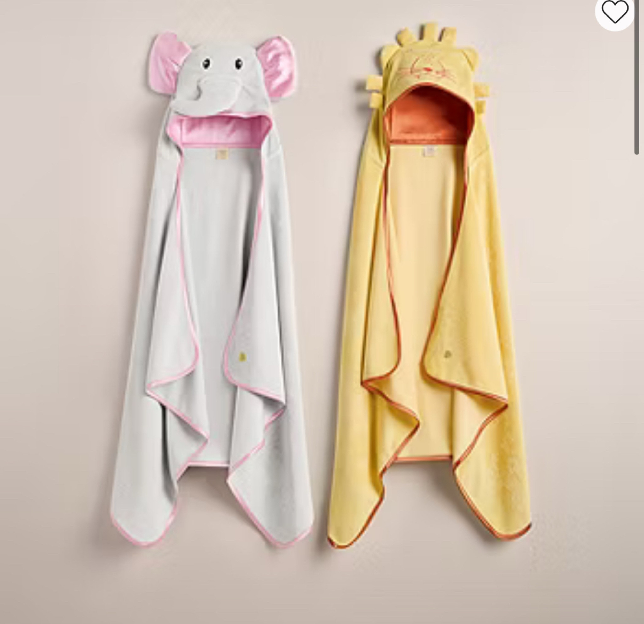 Satin Lined Baby Towel