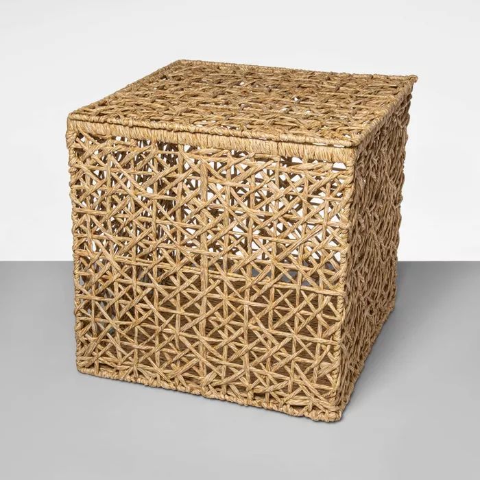 Karina Open Weave Lidded Cube - Opalhouse™ | Target