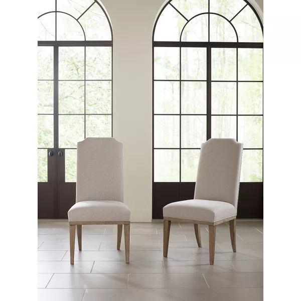Monteverdi Upholstered Side Chair in Sun-bleached Cypress | Wayfair North America