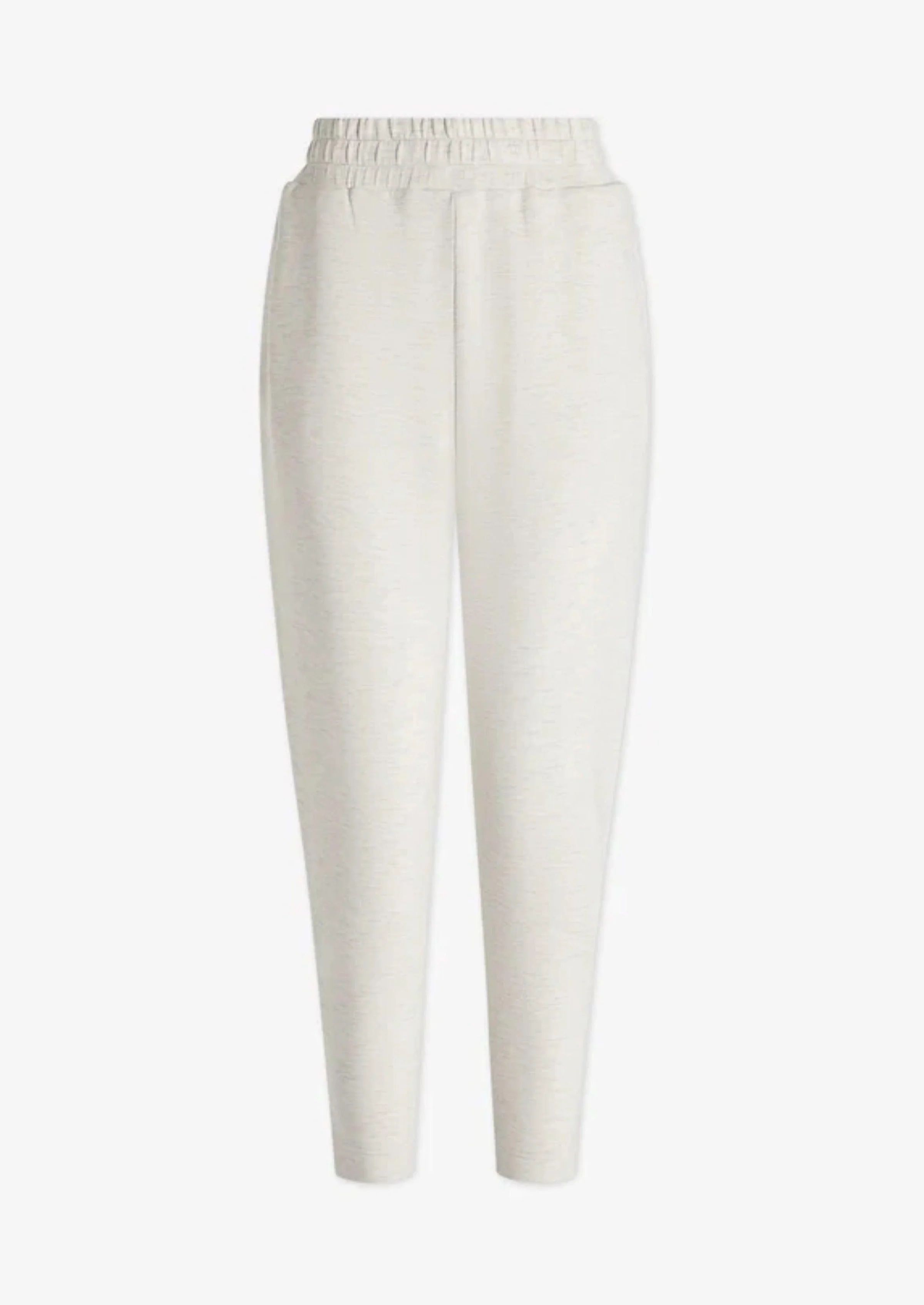 The Slim Zip Hem Pant 26 Ivory Marl | outdazl