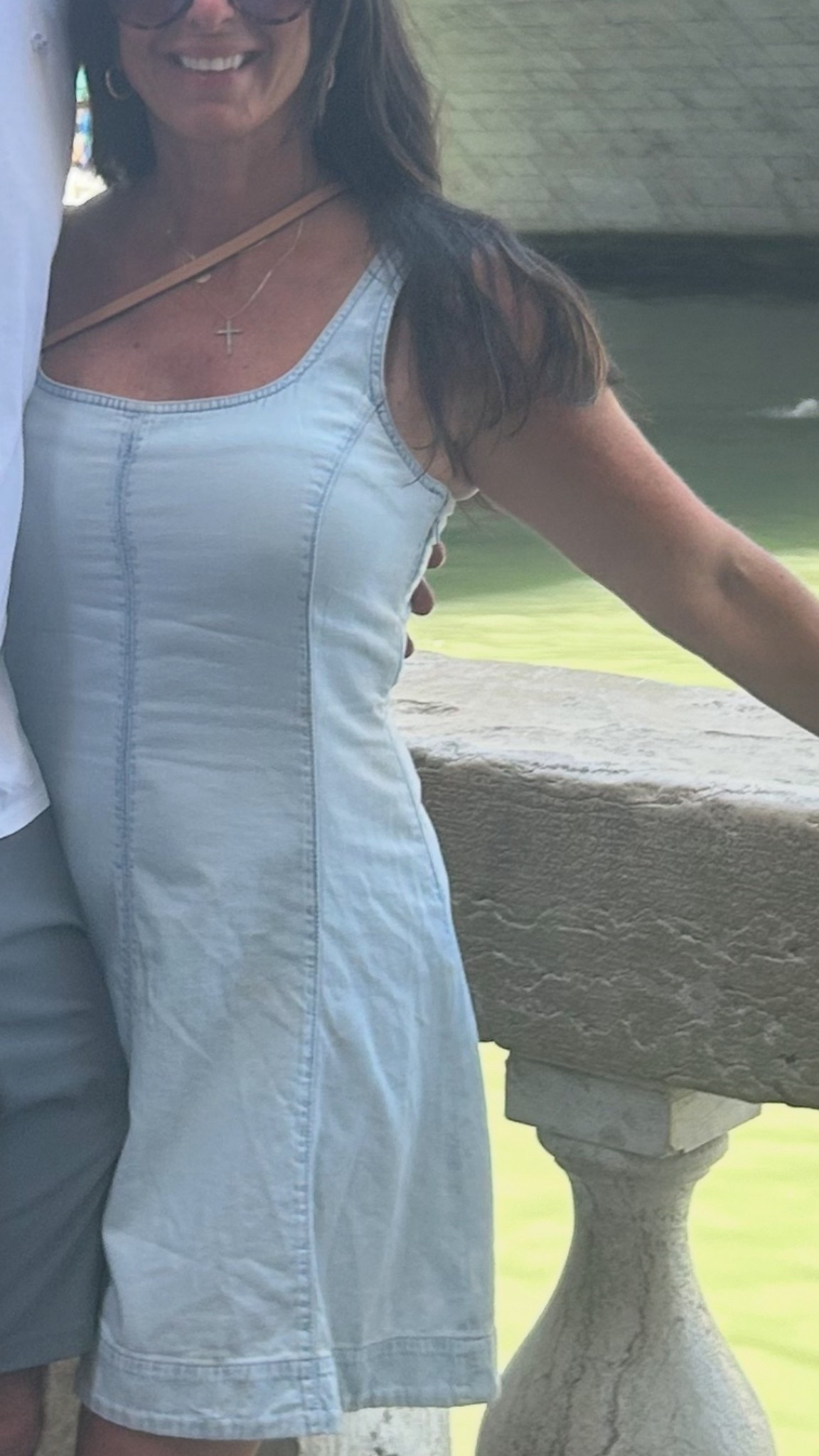 The perfect lightweight jean dress for summer  

#LTKMidsize #LTKOver40 #LTKSaleAlert