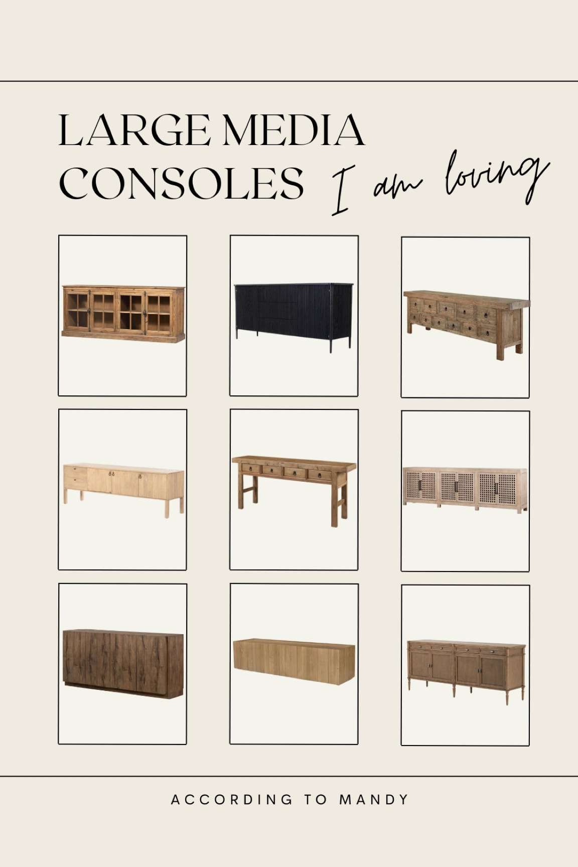 Extra large media consoles 

#LTKhome #LTKsalealert