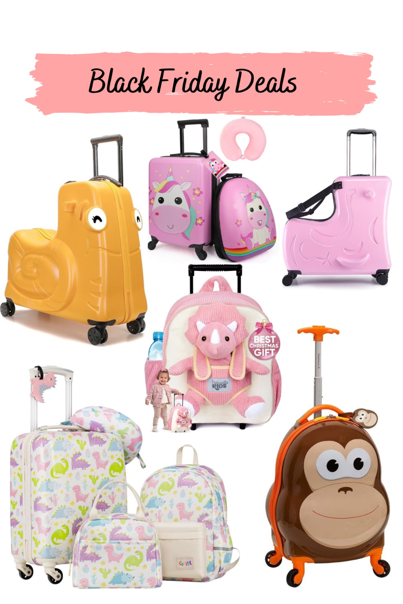 Toddler Luggage for Girls and Boys  Toys, Kids Rolling Backpack for Girls, Toddler Suitcase 

#LTKHoliday #LTKGiftGuide #LTKCyberWeek