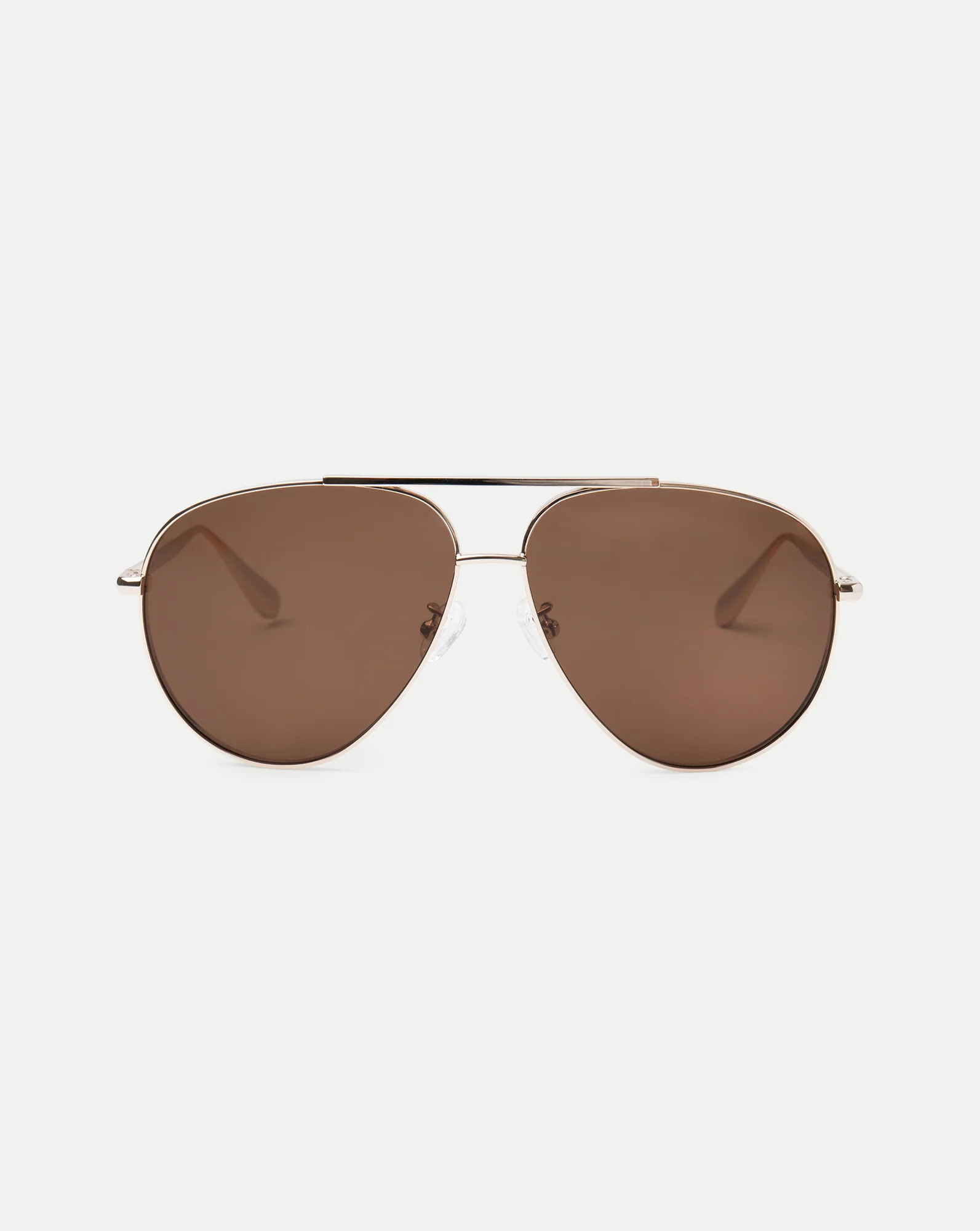 Veronica Beard The Flare Aviator Sunglasses Dark Brown | Veronica Beard