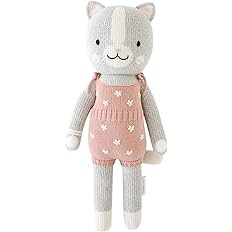 cuddle + kind Daisy The Kitten Little 13" Hand-Knit Doll – 1 Doll = 10 Meals, Fair Trade, Heirl... | Amazon (US)