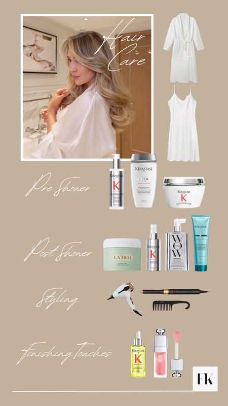Haircare Routine 👱🏻‍♀️🤍

Kerastase Premiere Specifique Shampoo, Hair Masque, Colour Wow, La Mer Body Cream, GHD Hairdryer, Dyson Airwrap, Dior Lip Oil

#LTKbeauty