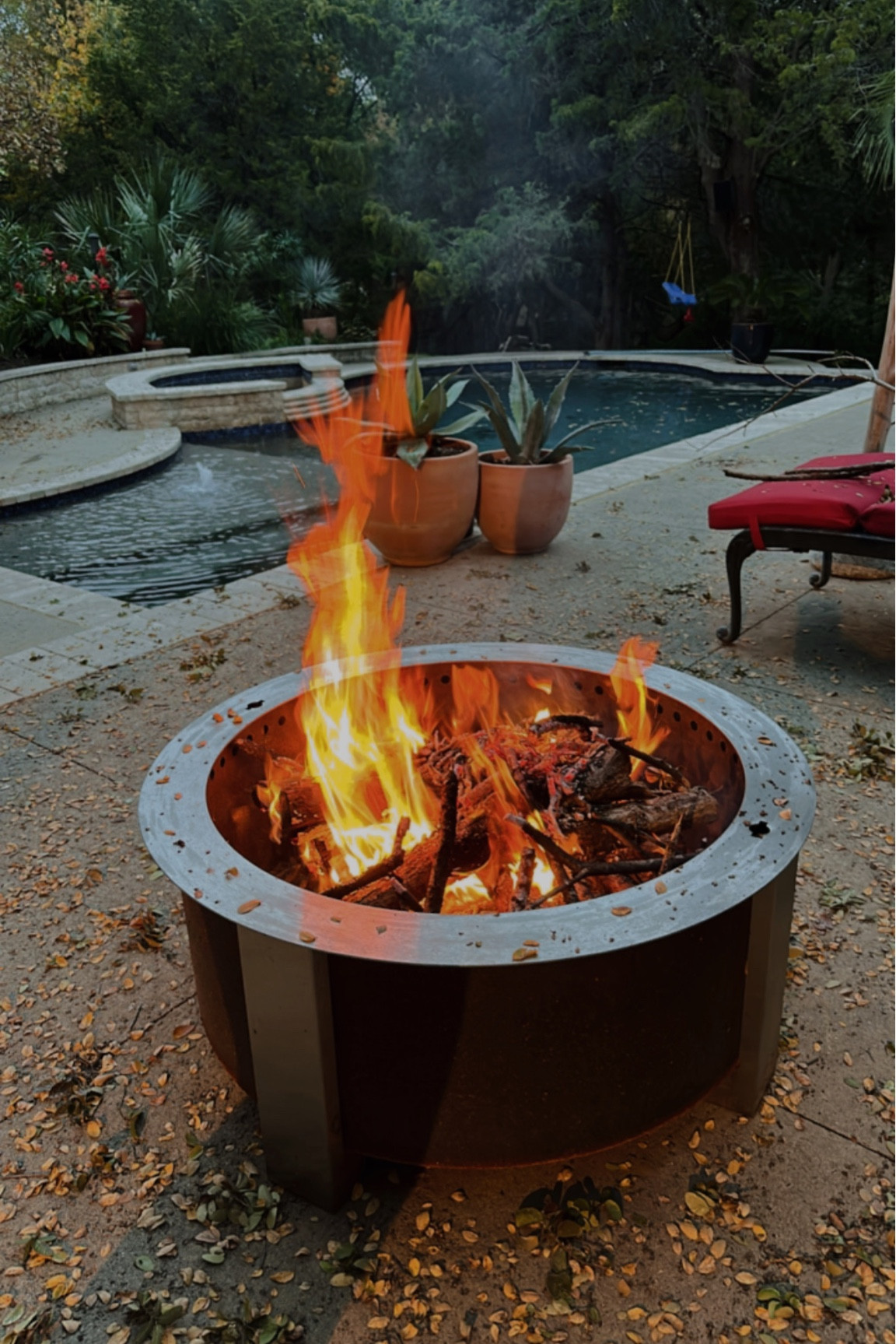 This was a birthday present from all the kids and myself to my husband this past summer

Getting to use it for the first time now
The outside patina‘s overtime to a beautiful rest color 
He prefers this one over the solo stove

Size of fire pit is XL

Breo 

#LTKHolidaySale #LTKGiftGuide #LTKCyberWeek