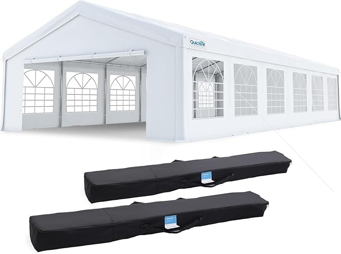 Quictent 20x40ft Party Tent Heavy Duty Outdoor Canopy Tent Carport Wedding Event Shelter BBQ Wedd... | Amazon (US)