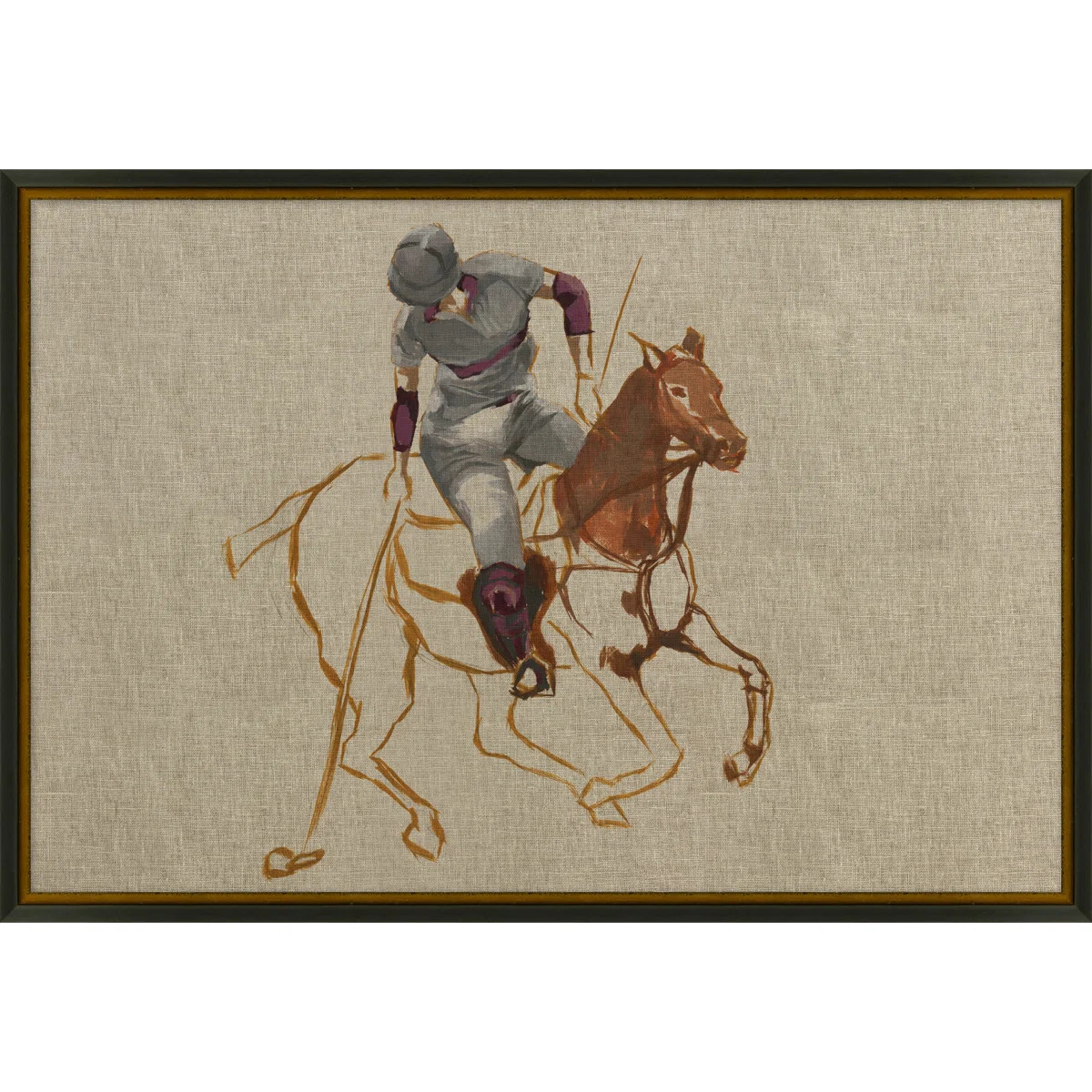 Part Polo " Part Polo 1 " by Lillian August Painting Print | Wayfair North America