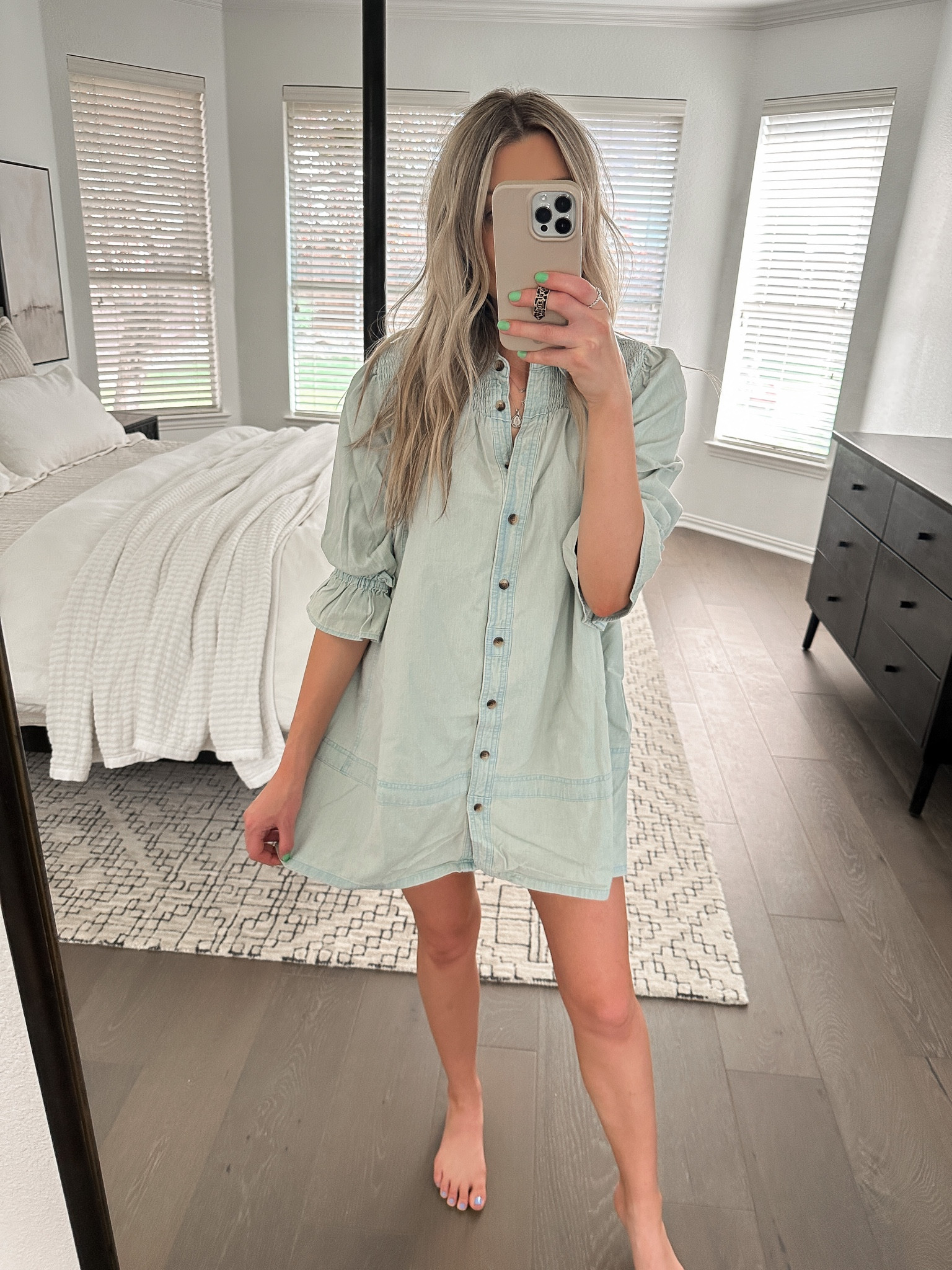 Free people tunic: size S true to size / slightly oversize!

Love this look especially for fall! I’m 5’7 and this would be short for me to wear as a dress - if you’re shorter it would make such a cute dress

(Free people, denim dress, denim tunic, fall photos, free people outfit, ootd, casual outfit, brunch outfit, mom life, casual finds, fall fashion, daily outfit, casual cute)

#LTKSeasonal #LTKFind #LTKstyletip