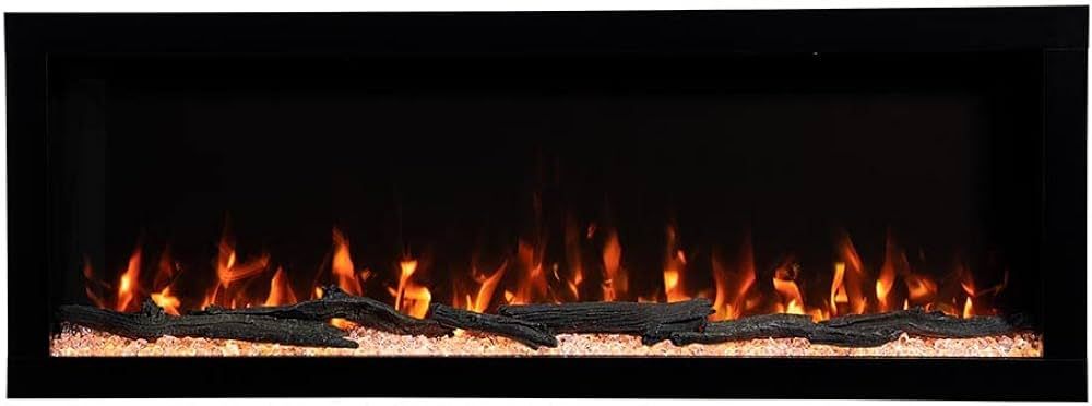 Modern Ember Highmark 50 Inch Smart Linear Electric Fireplace - Premium Flame with 10 Colors, Sle... | Amazon (US)