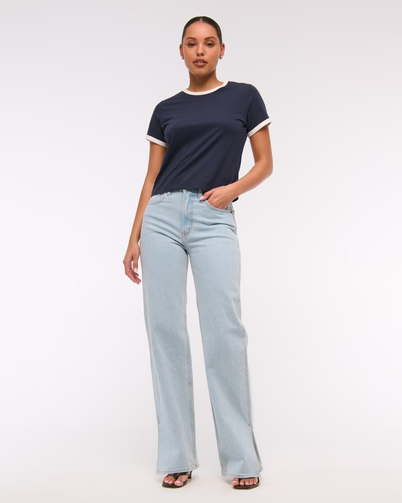 Women's High Rise 90s Relaxed Jean | Women's Bottoms | Abercrombie.com | Abercrombie & Fitch (US)