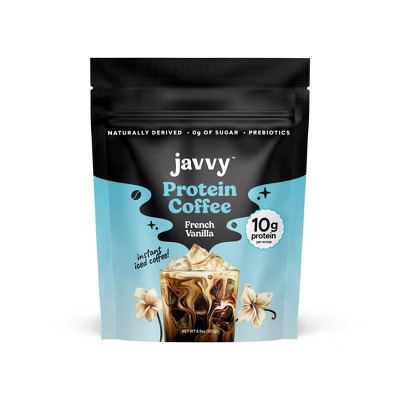Javvy French Vanilla Instant Protein Coffee - 8.9oz | Target