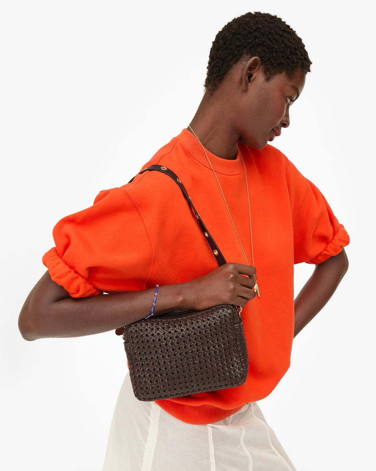 Short Sleeve Oversized Sweatshirt | Clare V.