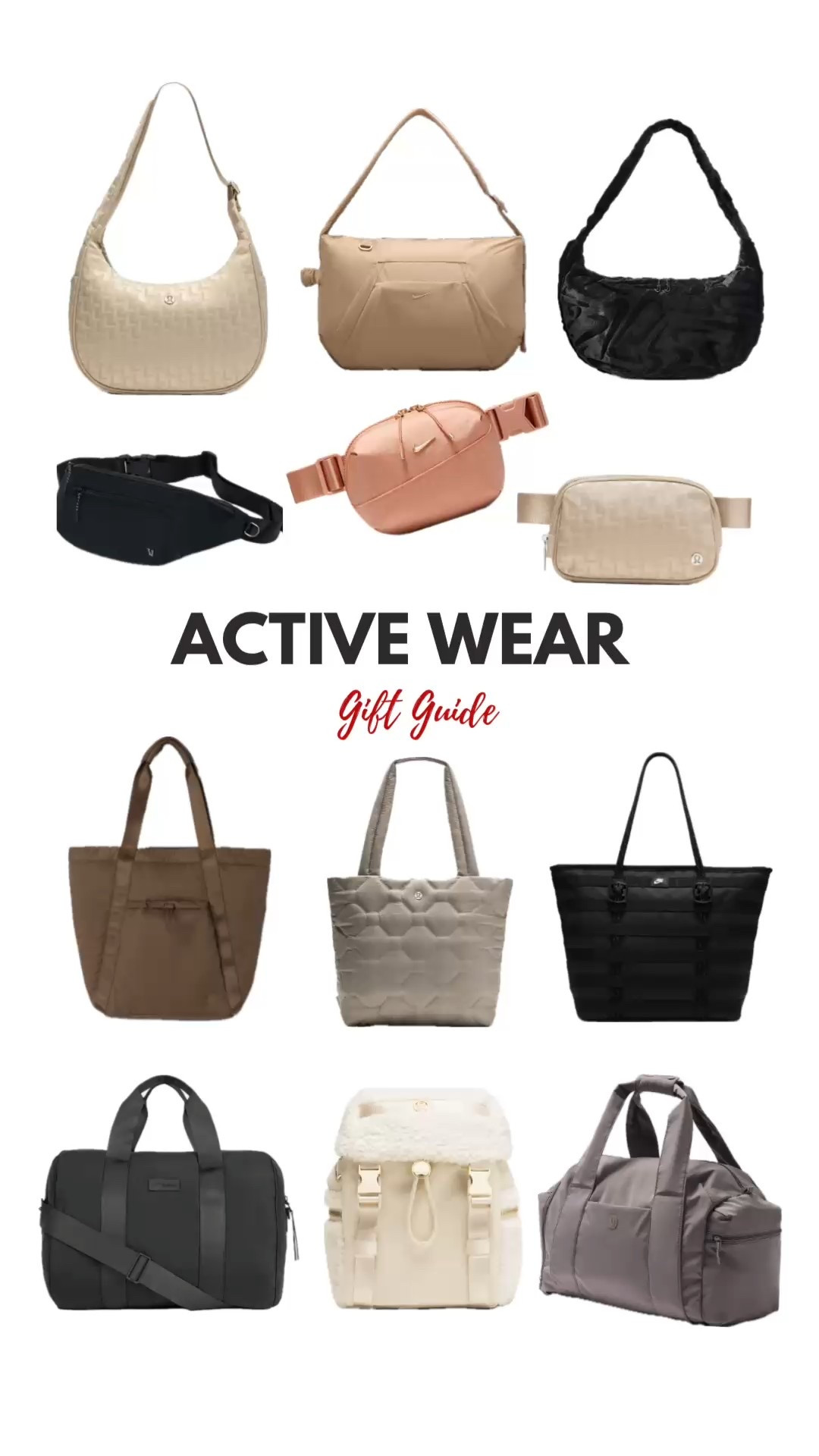 Activewear guide for her: Bags she’ll love ❤️🥰🎁✨



#LTKHoliday #LTKGiftGuide #LTKActive