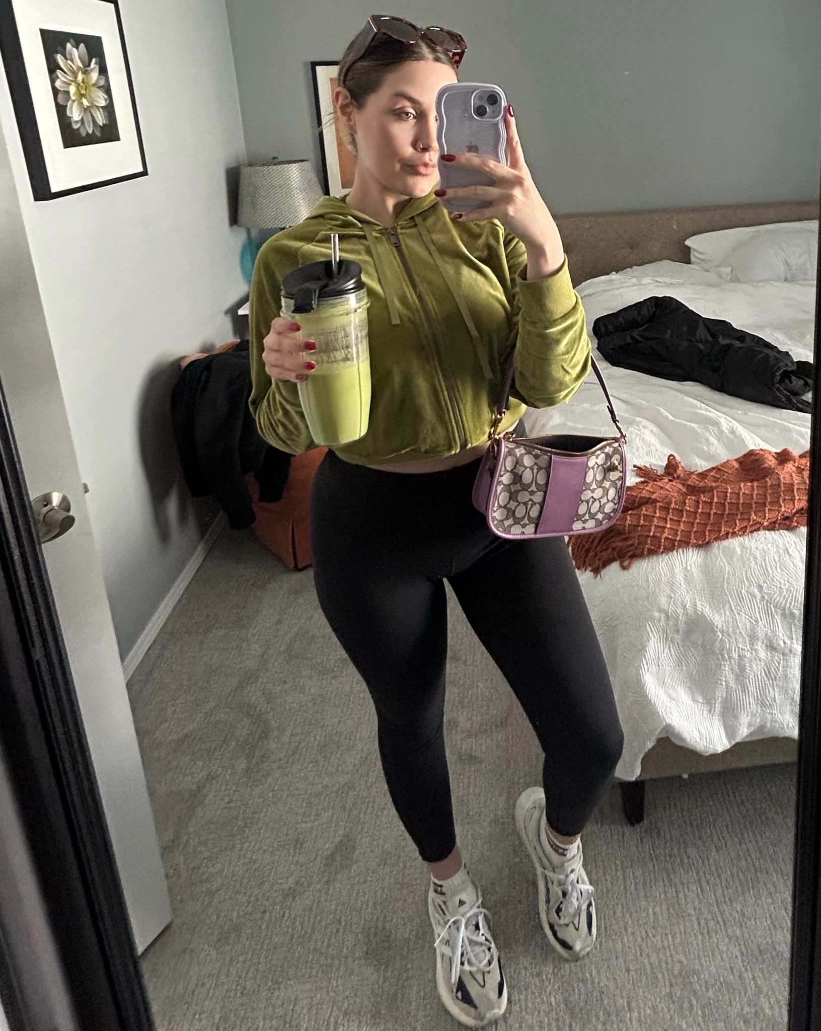 An Outfit you can run errands in and then go straight to the gym?! Yes please 🙋🏻‍♀️ leggings and shoes are Adidas. Hoodie is Nordstrom BP. Bag is Coach (hello y2k)! (Hoodie and sneakers are sold out so I’m linking similar products. The color of my bag is also sold out so I’m linking a different color to the same bag and a similar bag).

#LTKfit #LTKshoecrush #LTKFind