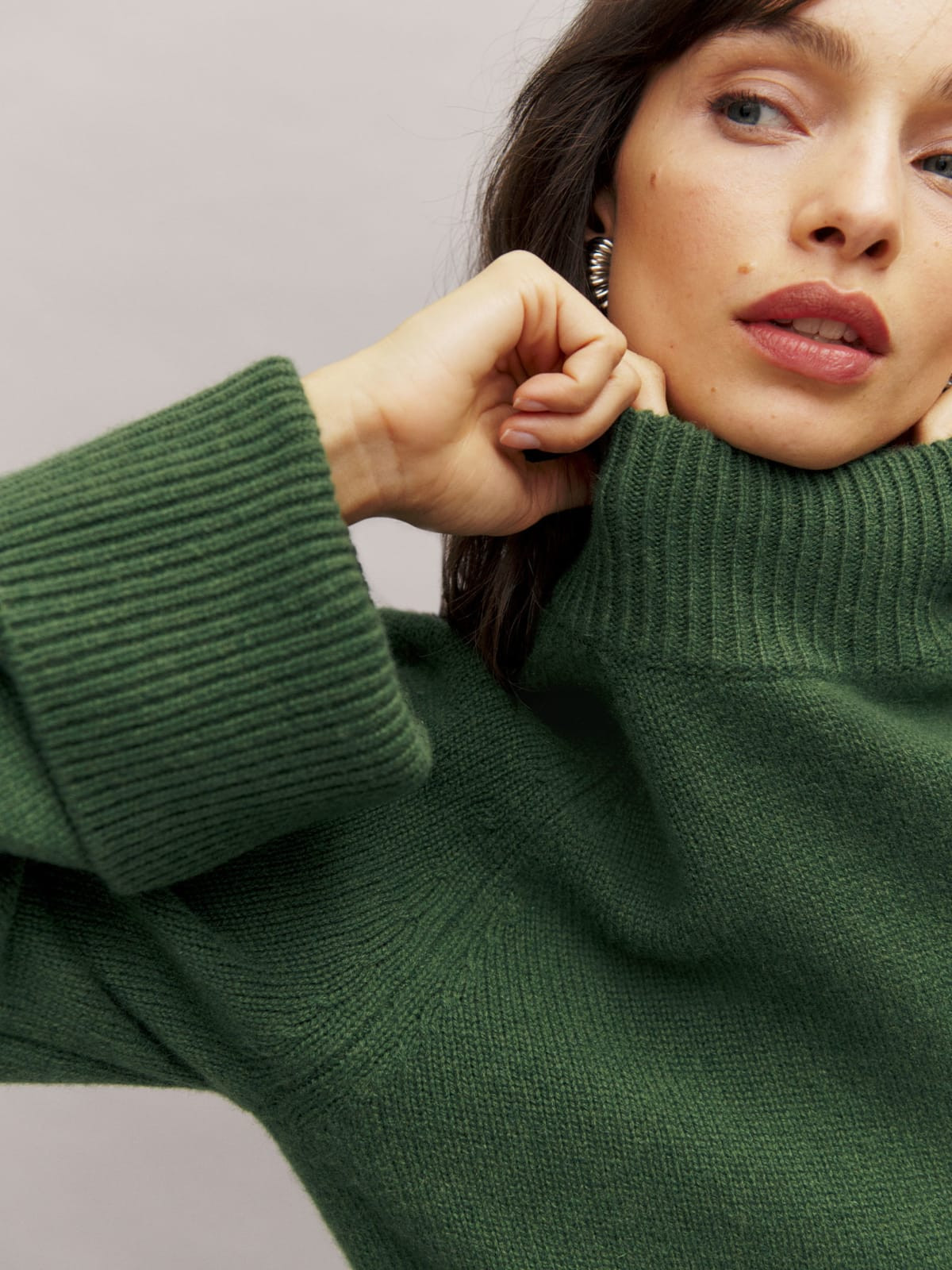 Garrett Cashmere Oversized Turtleneck | Reformation (Global)