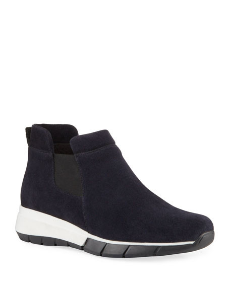 La Canadienne Nikki Weatherproof Suede Sneakers | Neiman Marcus