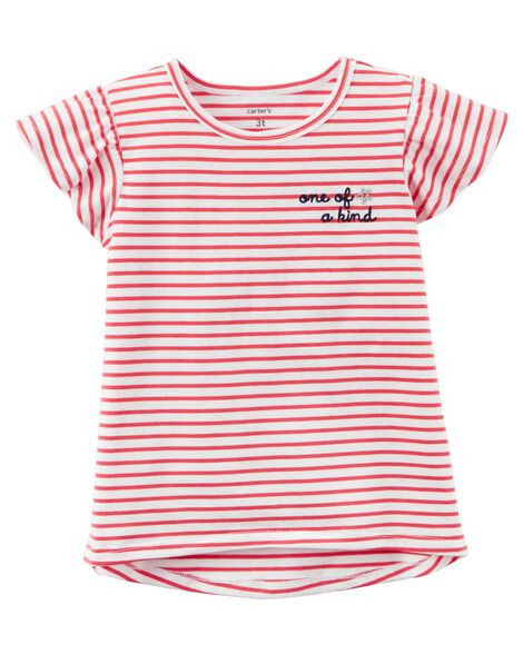 Striped Hi-Lo Tee | Carter's