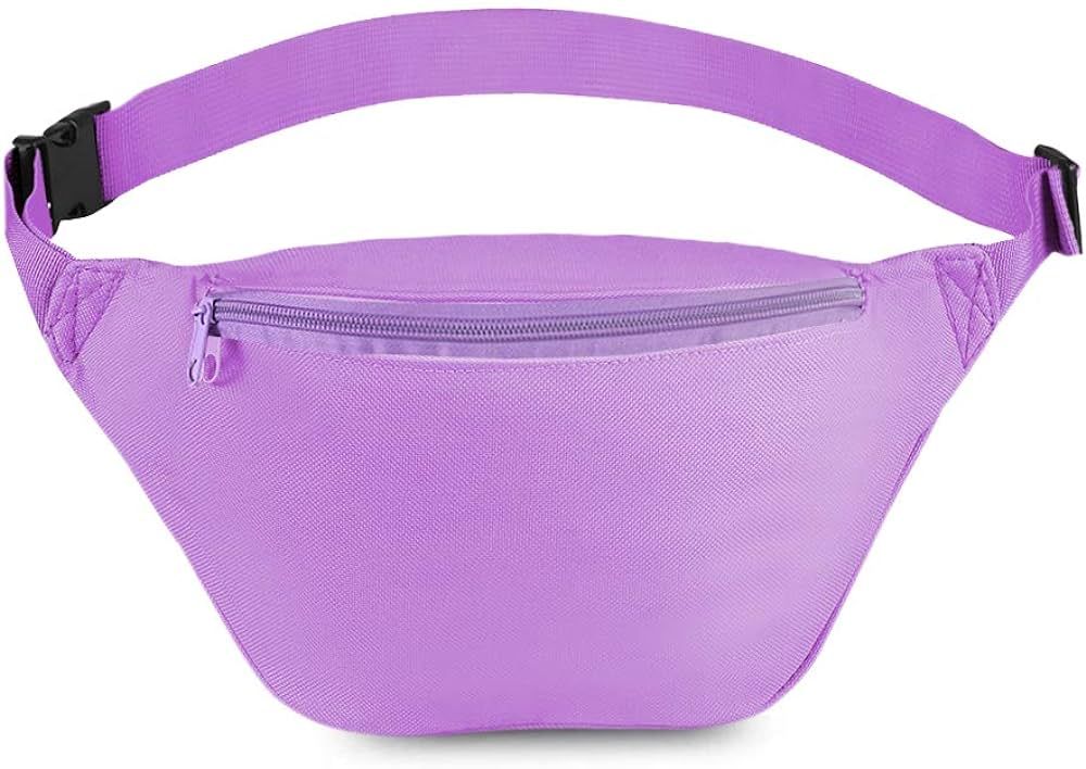 Zip Running Fanny Pack for Women and Men,Canvas Waist Bag with Adjustable Strap for Outdoors Work... | Amazon (US)