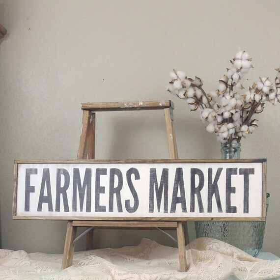 Farmers Market Sign Farmhouse Decor Farmhouse Kitchen | Etsy | Etsy (US)
