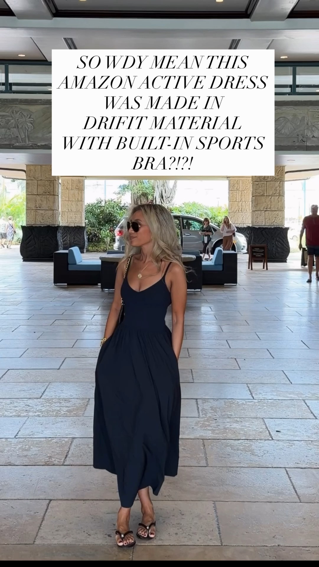 MIND BLOWN WITH THIS ACTIVE WORK OUT DRESS. Yes, you’ve read that right. I’m wearing this everyday, sweat-free, no bra, and still feel a little sexy I’m not gonna lie. 

Wearing an xxs. If your size is available in some colors, BUY. THEM. ALL. 

Not an ad. Not a free dress. Now payed to say this.

#LTKfitnessgoals #LTKActive #LTKPetite