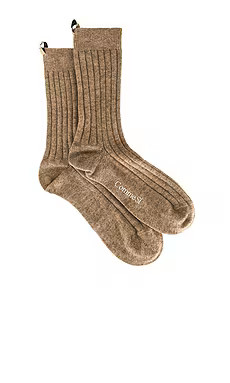Comme Si the Cashmere Sock in Oatmeal from Revolve.com | Revolve Clothing (Global)