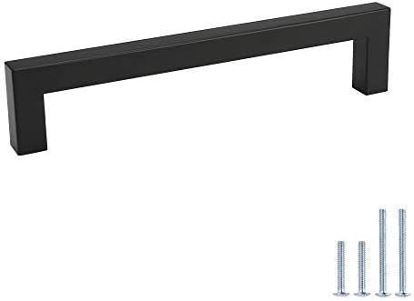 Goldenwarm Matte Black Cabinet Pulls Handles for Dresser Drawers -LSJ12BK160 Kitchen Cabinet Pull... | Amazon (US)