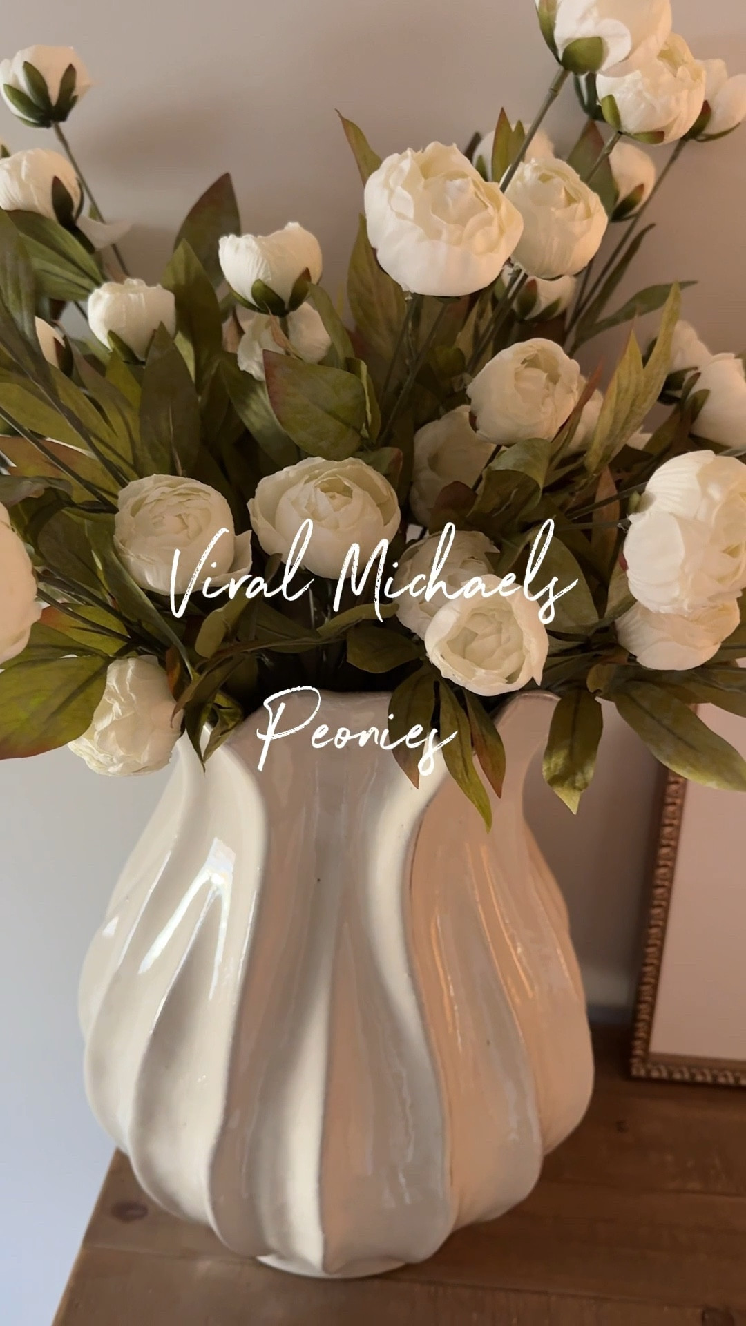 Let’s style the viral cream peonies from Michaels 🤍 The easiest way to add a soft, elevated touch to any space—no watering required. I love how timeless and full they look styled in a vase, on a console, or as a table centerpiece.

#LetsStyle #ViralFlorals #CreamPeonies #MichaelsFinds #FauxFlowers #HomeDecorInspo #NeutralHome #SpringDecor #TimelessDecor #AffordableHome #DecorFinds #StyledHome 

#LTKHome #LTKHome #LTKSaleAlert #LTKFindsUnder50

#LTKFindsUnder50 #LTKFindsUnder100 #LTKHome