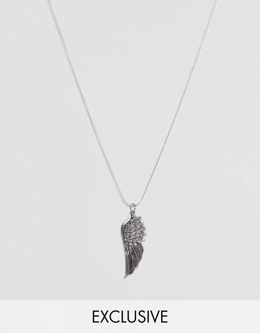 Reclaimed Vintage – Inspired – Halskette mit Flügelanhänger | Asos DE