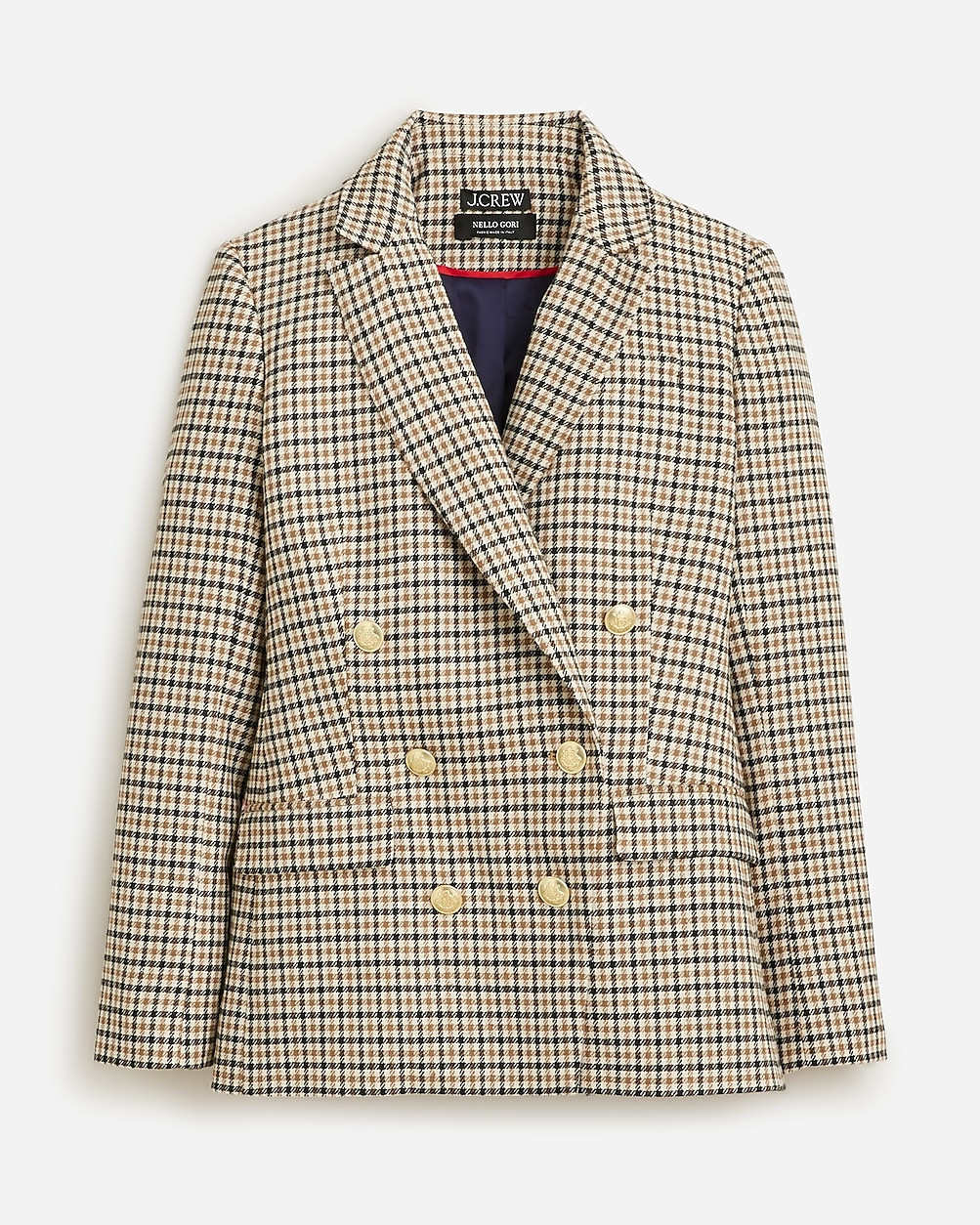 Brynn blazer in plaid Italian wool-blend | J. Crew US