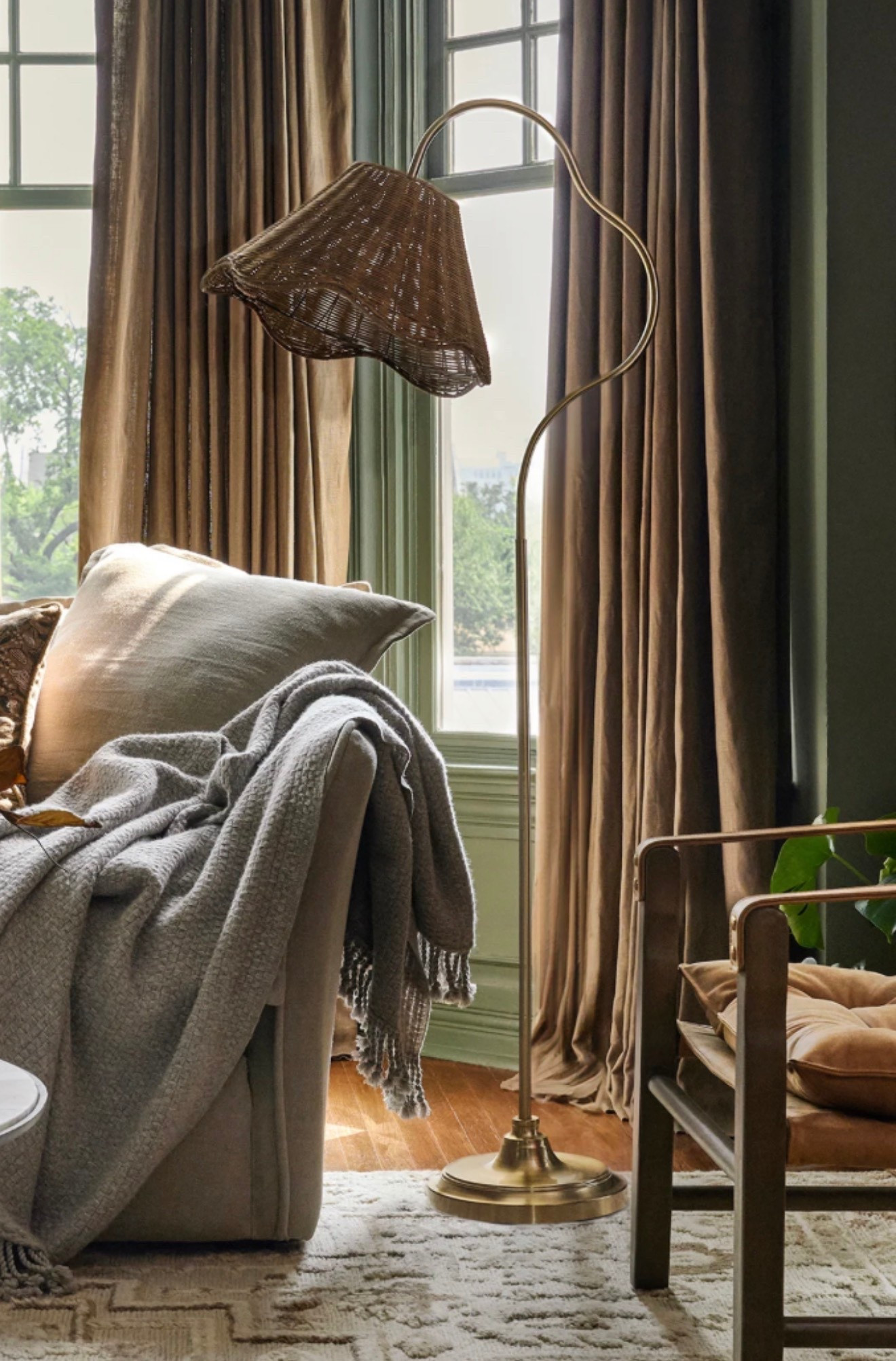 Lucinda Floor Lamp with Woven Shade

#LTKHome