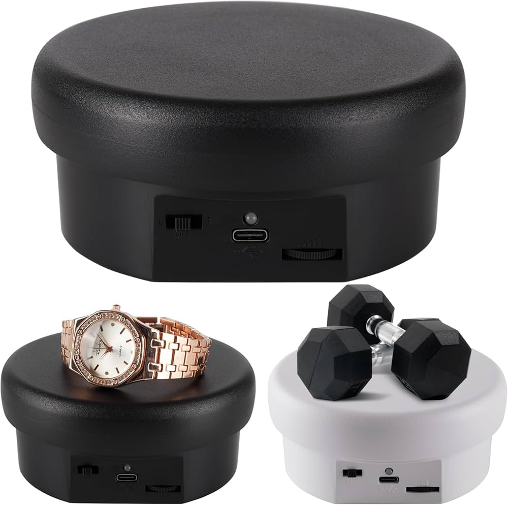 360° Motorized Rotating Display with Type-C Cable, 4.7in / 6.6lb Electric Rotating Platform for ... | Amazon (US)