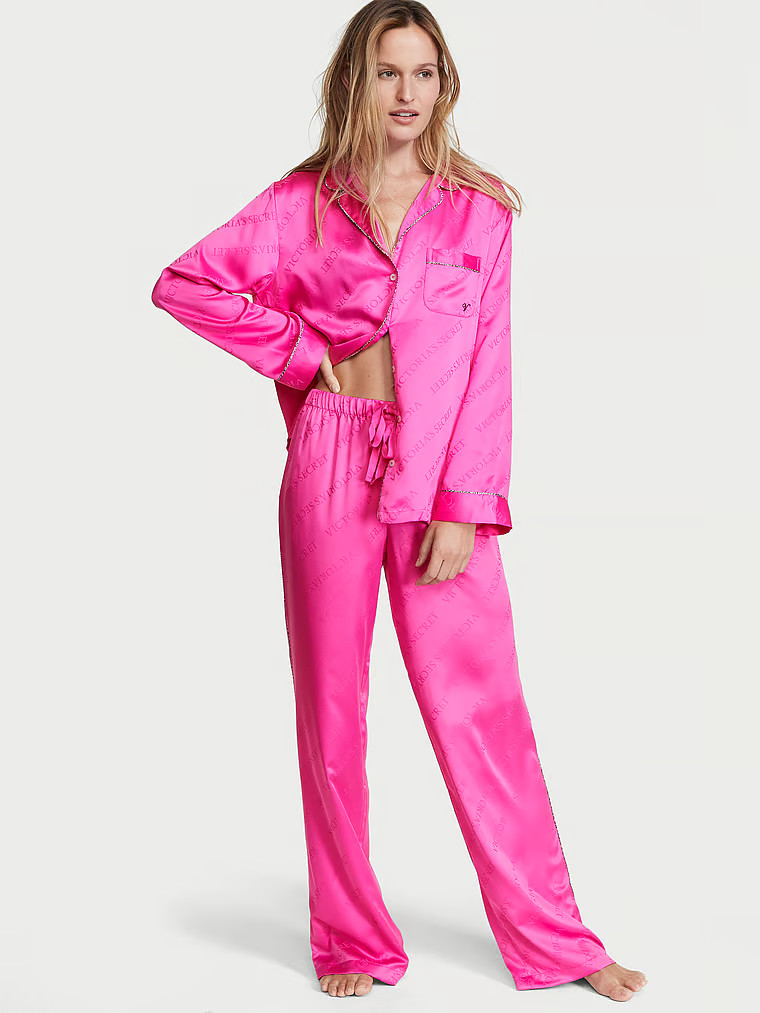 Satin Long PJ Set | Victoria's Secret (US / CA )