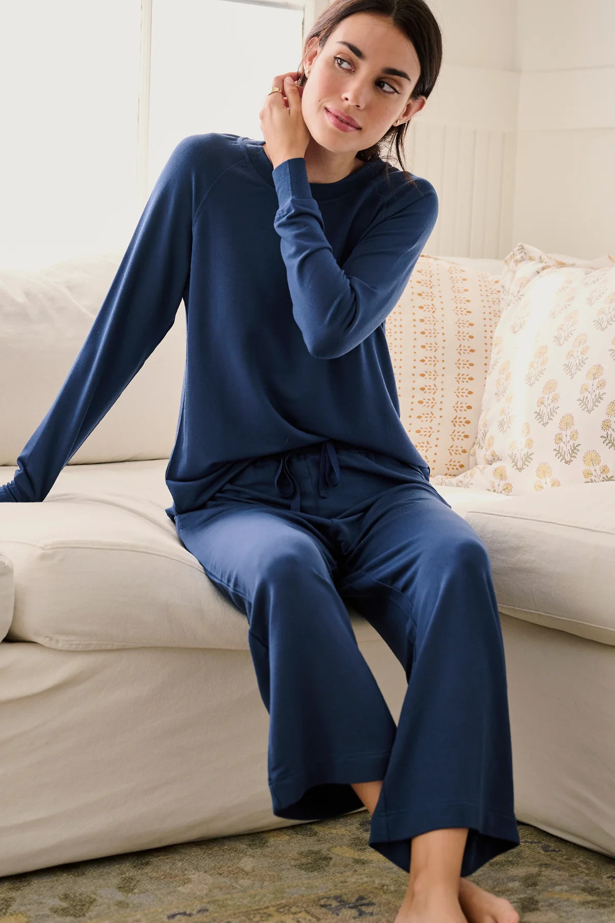Relax Pants Set in Navy | Lake Pajamas