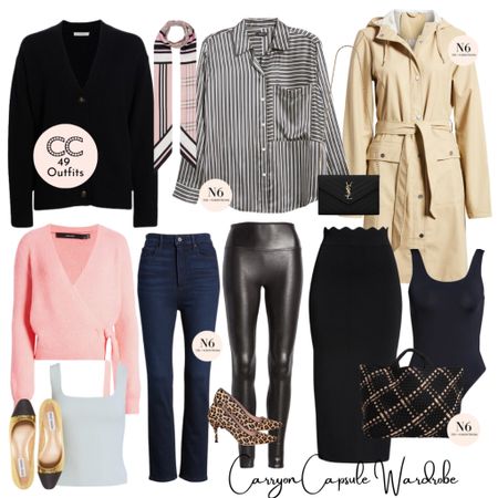 You can use 4 pieces from the new Nordstrom 6 drop to make 49 outfits that fit into one carryon.

Shop this collection now and get my custom carryon capsule wardrobe checklist and lookbook with all the outfit combinations on closetchoreography.com 

#thenordstrom6
#carryoncapsule
#packingacarryon
#travelcapsule
#darkjeans
#trenchcoat
