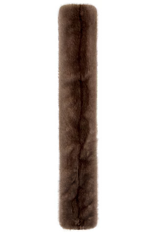 Lovers and Friends Faux Mink Scarf in Taupe from Revolve.com | Revolve Clothing (Global)