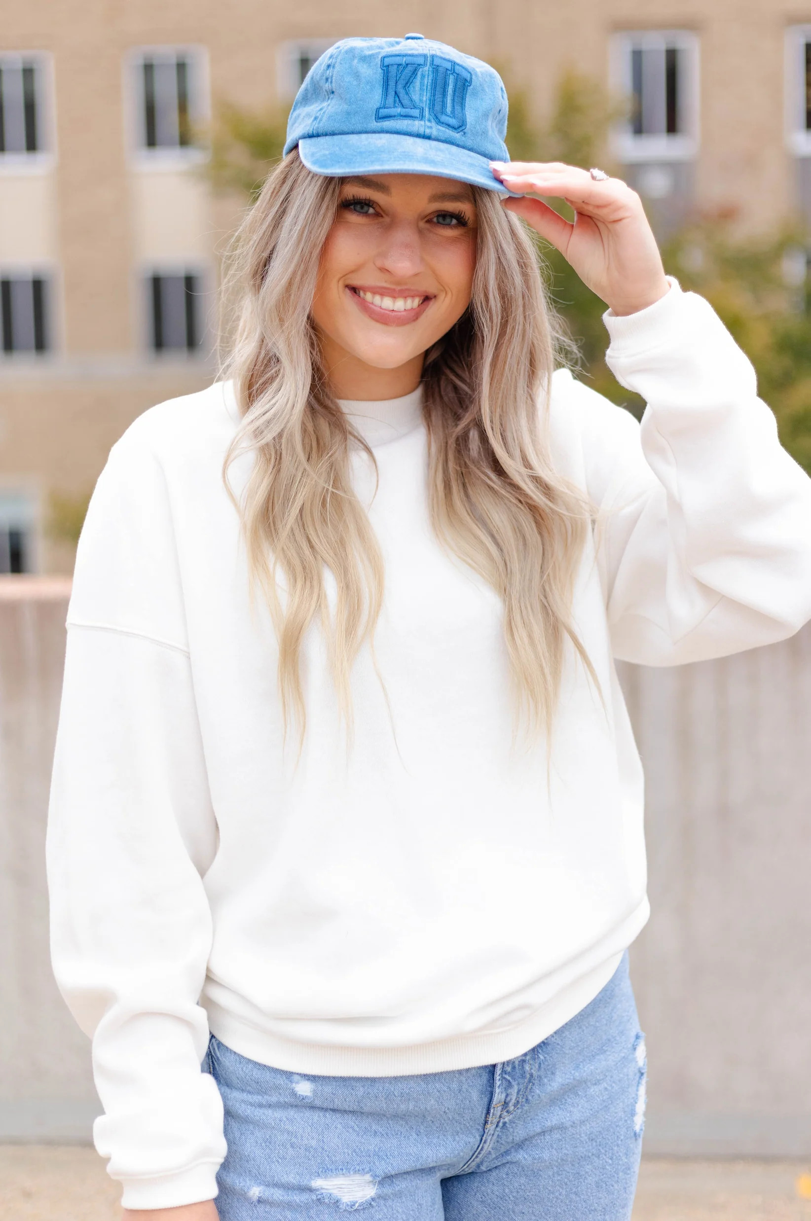 Kansas Tonal Varsity Canvas Dad Hat | Gameday Social